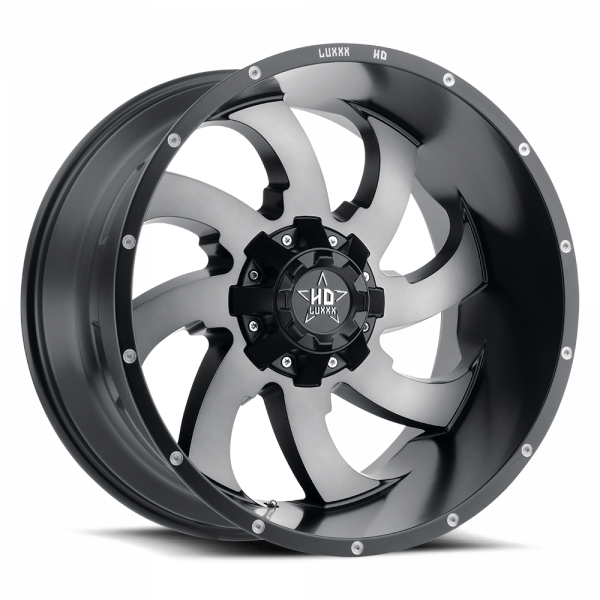 LUXXX HD LHD12 Satin Black Gray Face
