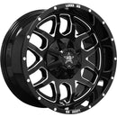 LUXXX HD LHD13 Gloss Black Milled