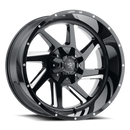 LUXXX HD LHD14 Gloss Black Milled