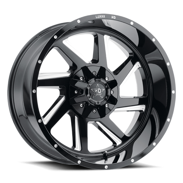 LUXXX HD LHD14 Gloss Black Milled