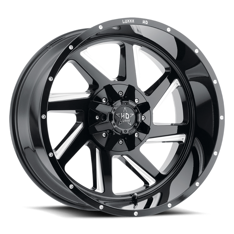 LUXXX HD LHD14 Gloss Black Milled