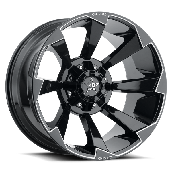 LUXXX HD LHD16 Gloss Black Milled