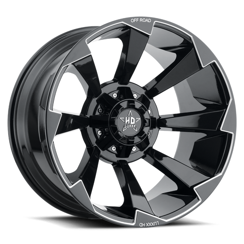 LUXXX HD LHD16 Gloss Black Milled