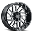 LUXXX HD LHD18 Gloss Black Milled