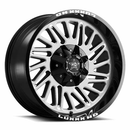 LUXXX HD LHD19 Gloss Black Machined Face