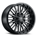 LUXXX HD LHD23 Gloss Black Milled