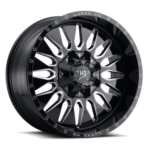 LUXXX HD LHD24 Gloss Black Milled