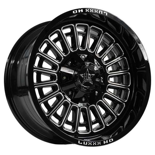LUXXX HD LHD27 Gloss Black Milled