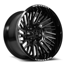 LUXXX HD LHD28 Gloss Black Milled