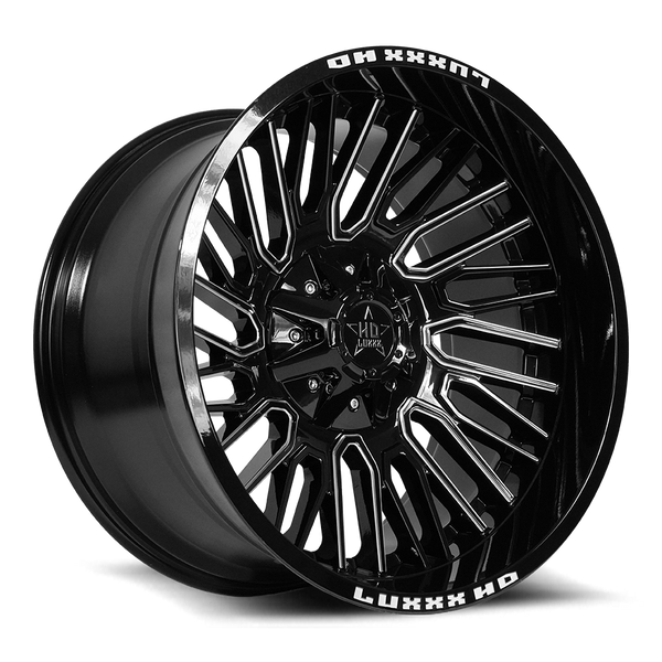 LUXXX HD LHD28 Gloss Black Milled