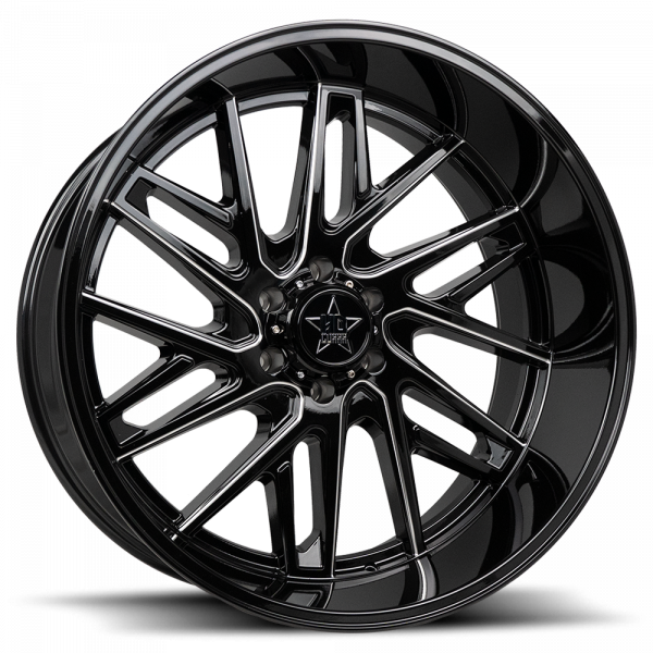 LUXXX HD LHD29 Gloss Black Milled