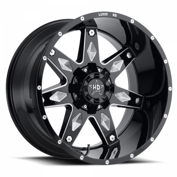 LUXXX HD LHD9 Gloss Black Milled