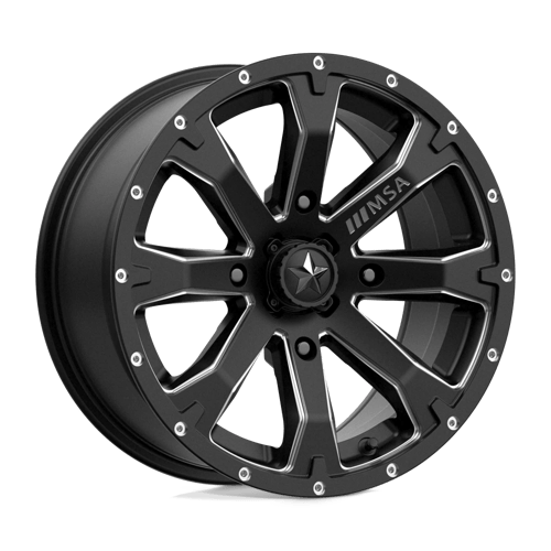 MSA Offroad Wheels M42 BOUNTY ST SATIN BLACK MILLED