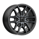 MSA Offroad Wheels M43 FANG N2 SATIN BLACK W/ TITANIUM TINT