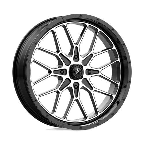 MSA Offroad Wheels M45 PORTAL ST GLOSS BLACK MACHINED