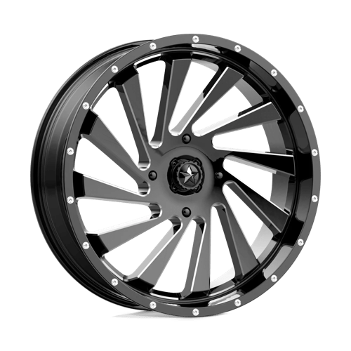MSA Offroad Wheels M46 BLADE ST GLOSS BLACK MILLED