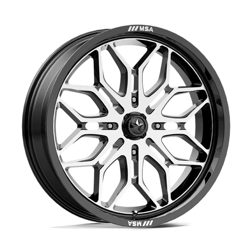 MSA Offroad Wheels M47 SNIPER ST GLOSS BLACK MACHINED