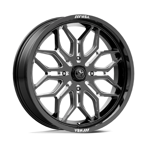 MSA Offroad Wheels M47 SNIPER ST GLOSS BLACK MILLED