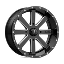 MSA Offroad Wheels M34 FLASH ST GLOSS BLACK MILLED