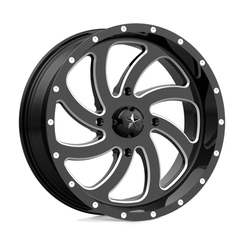 MSA Offroad Wheels M36 SWITCH N2 GLOSS BLACK MILLED