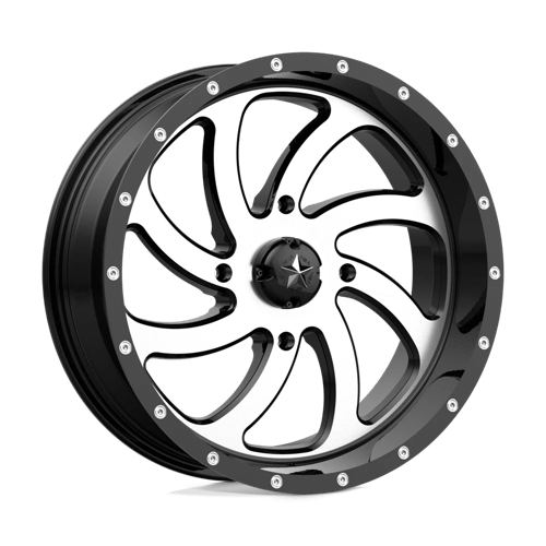 MSA Offroad Wheels M36 SWITCH N2 MACHINED GLOSS BLACK