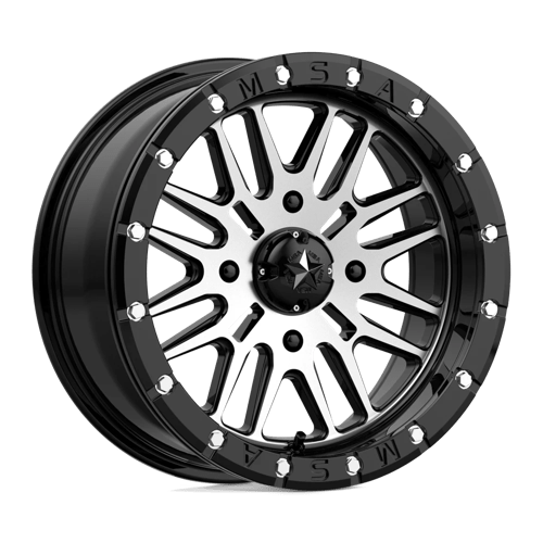 MSA Offroad Wheels M37 BRUTE BEADLOCK N2 GLOSS BLACK MACHINED