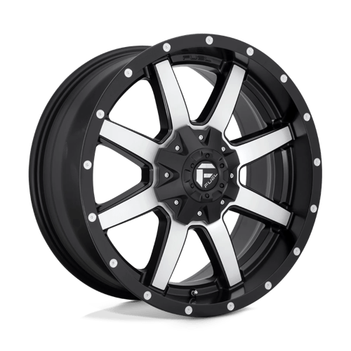 Fuel 1PC D537 MAVERICK N2 MATTE BLACK MACHINED
