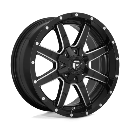 Fuel 1PC D610 MAVERICK N2 GLOSS BLACK MILLED