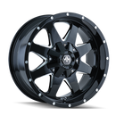 MAYHEM 8040 BLACK W/MILLED SPOKES