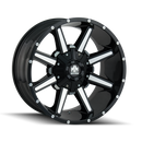 MAYHEM 8104 BLACK/MACHINED FACE