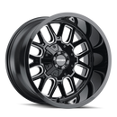 MAYHEM BLACK W/MILLED SPOKES