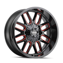 MAYHEM 8107 BLACK W/PRISM RED