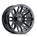 MAYHEM 8108 BLACK W/MILLED SPOKES