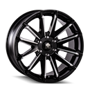 MAYHEM 8109 BLACK W/MILLED SPOKES