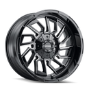 MAYHEM 8111 BLACK W/MILLED SPOKES