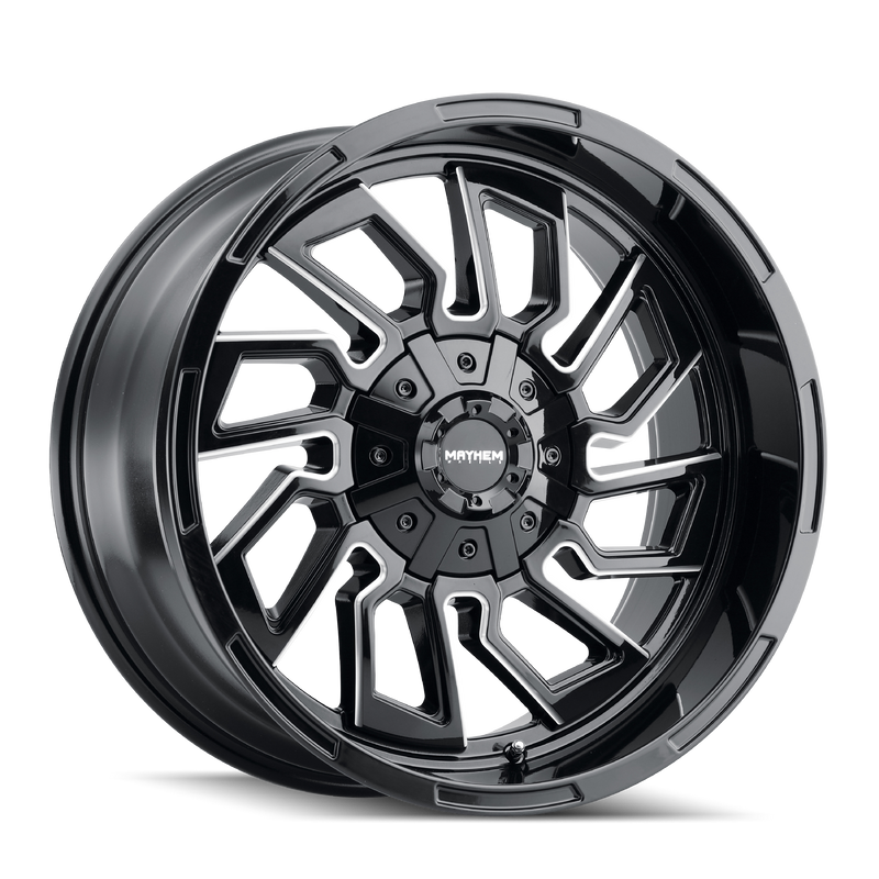 MAYHEM 8111 BLACK W/MILLED SPOKES