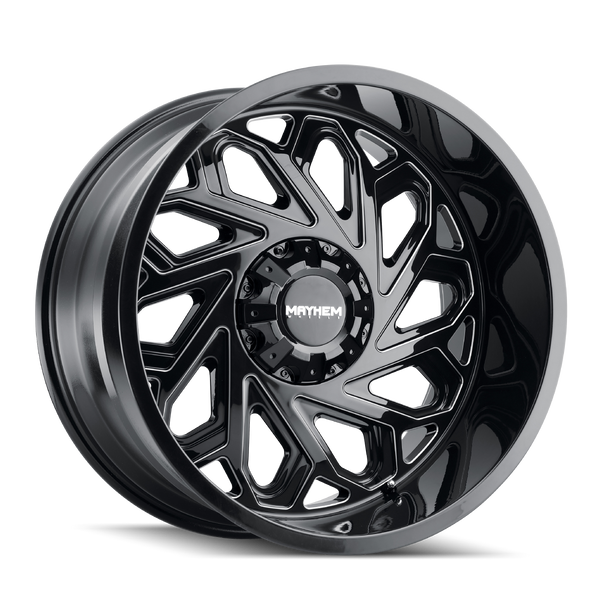 MAYHEM 8112 BLACK W/MILLED SPOKES