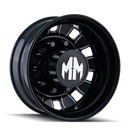 MAYHEM 8180 REAR BLACK/MILLED SPOKES