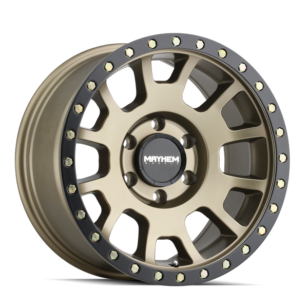 MAYHEM 8302 MATTE GOLD W/ MATTE BLACK LIP