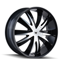 MAZZI 337 BLACK/MACHINED