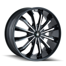 MAZZI 341 BLACK/MACHINED