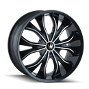 MAZZI 342 BLACK/MACHINED