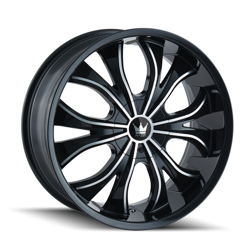 MAZZI 342 BLACK/MACHINED