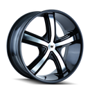 MAZZI 359 BLACK/MACHINED