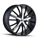 MAZZI 364 BLACK/MACHINED