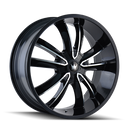 MAZZI 366 BLACK/MACHINED