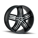 MAZZI 368 BLACK/MACHINED