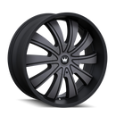 MAZZI 374 MATTE BLACK W/DARK TINT