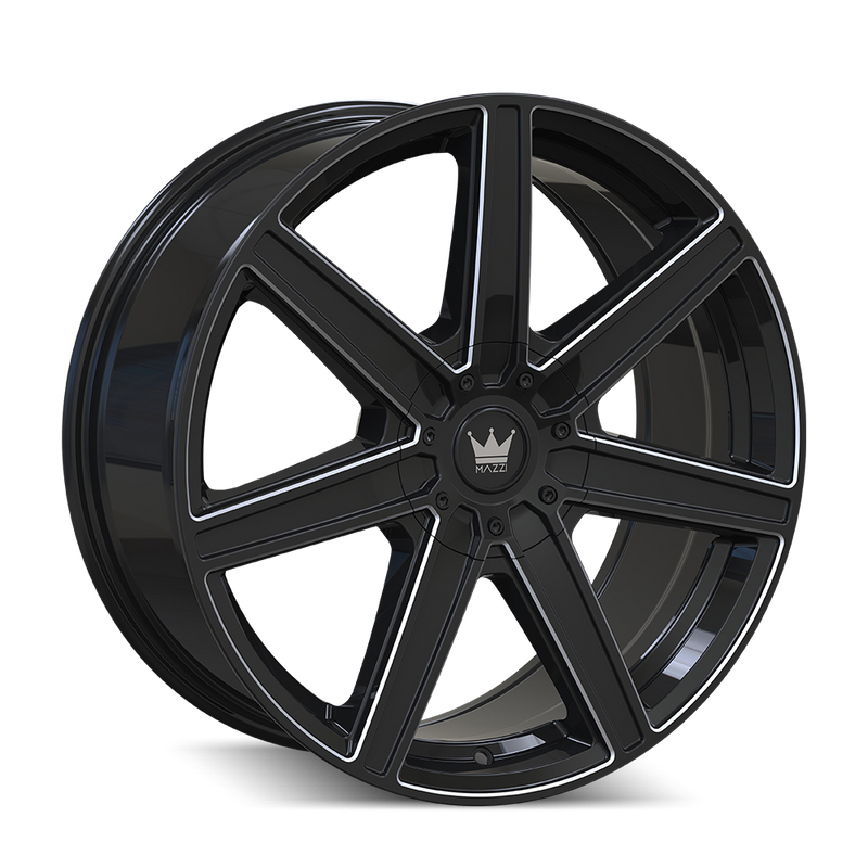 MAZZI GLOSS BLACK/MILLED