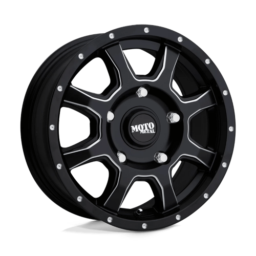 Moto Metal MO970 N2 SEMI GLOSS BLACK MILLED